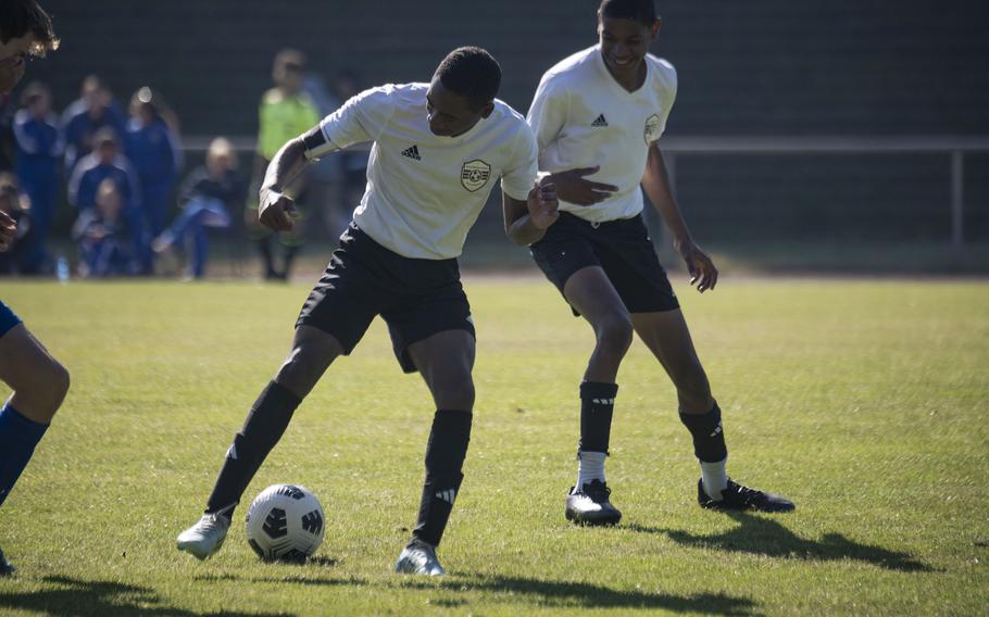 The Baumholder Buccaneers went up against the Sigonella Jaguars in their first matchup of the 2025 DODEA European Championships in Landstuhl, Germany on May 19, 2025.