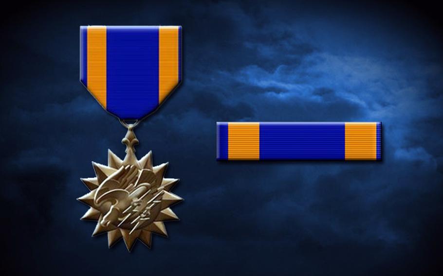 The Air Medal recognizes single acts of heroism or meritorious achievements while participating in aerial flight.