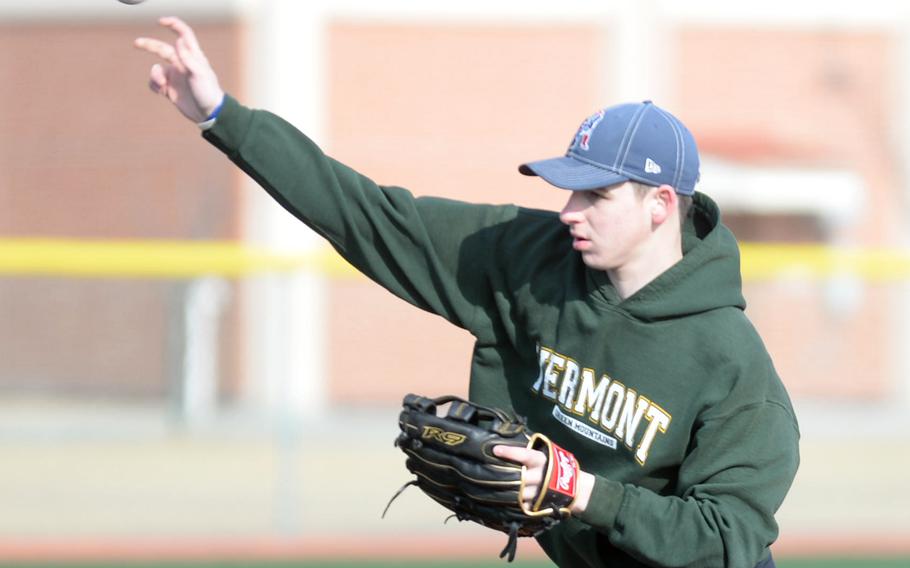 Junior Duncan Pickering will play some outfield for Humphreys' baseball team.