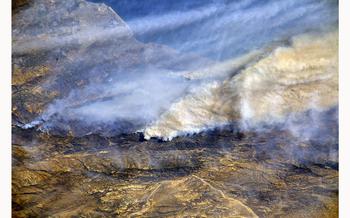 Wildfires in Los Angeles, California on Dec. 8, 2017. 