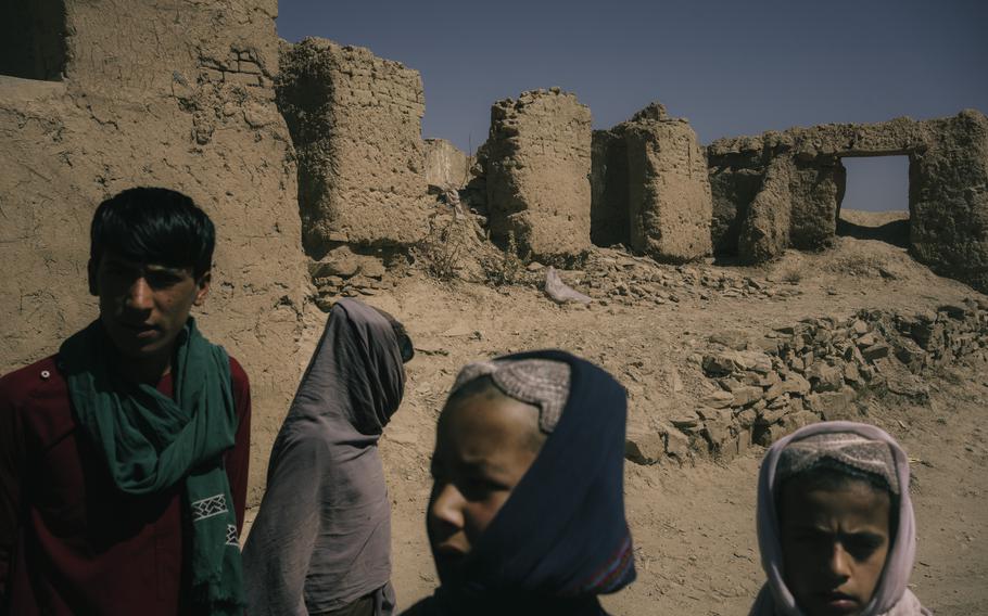 Buildings targeted in 2019 remain in ruins. MUST CREDIT: photo for The Washington Post by Lorenzo Tugnoli.