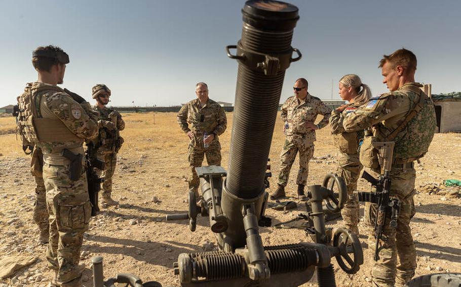 Dutch soldiers are packing their gear and preparing to leave Afghanistan after almost two decades in the country. The soldiers held a ceremony for ending their mission at Camp Marmal in Afghanistan's north on May 16, 2021.

AARON ZWAAL/Dutch Defense Ministry