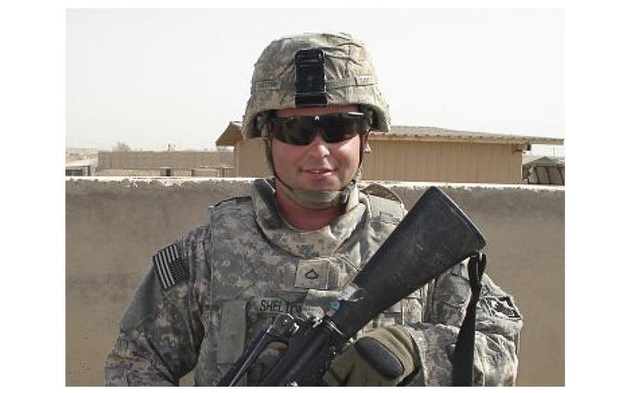 Army veteran Jonathan Shelton.