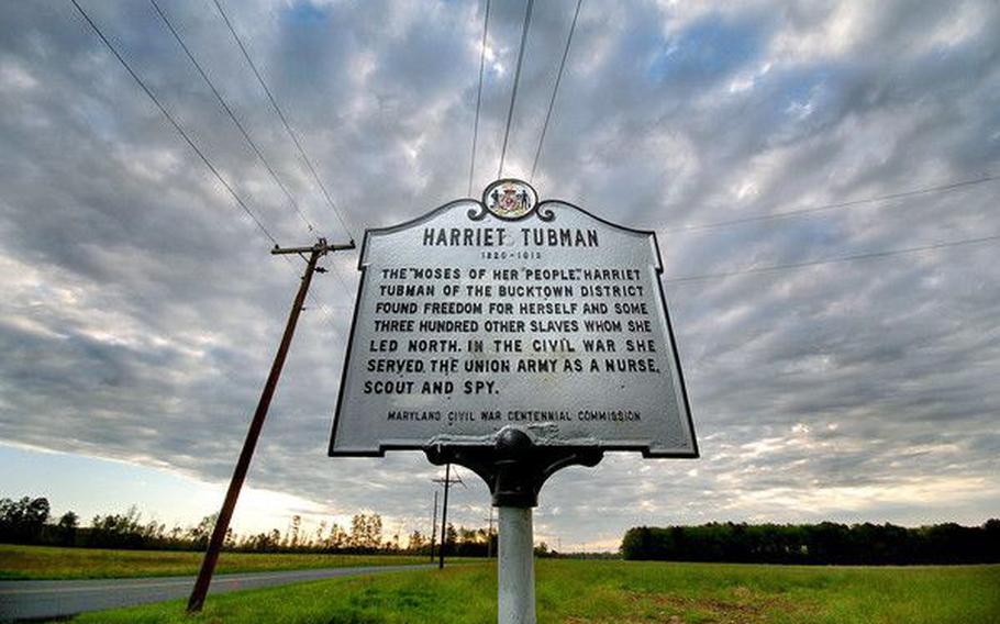 A birthplace marker for Harriet Tubman in Cambridge is just one of the sites on the Eastern Shore that is dedicated to the abolitionist, who was born and raised in Dorchester County.