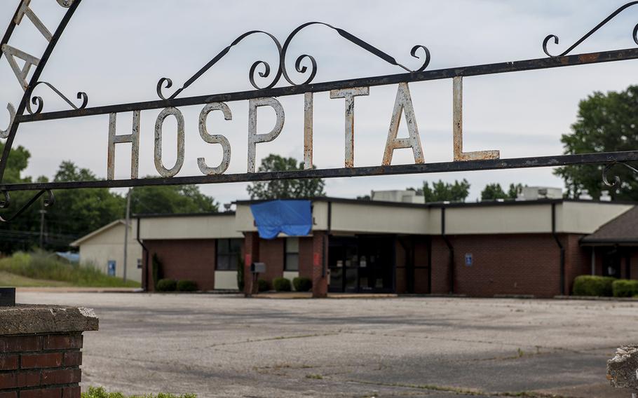 The Decatur County General Hospital in Parsons, Tenn., is among a raft of rural hospitals that have closed. 