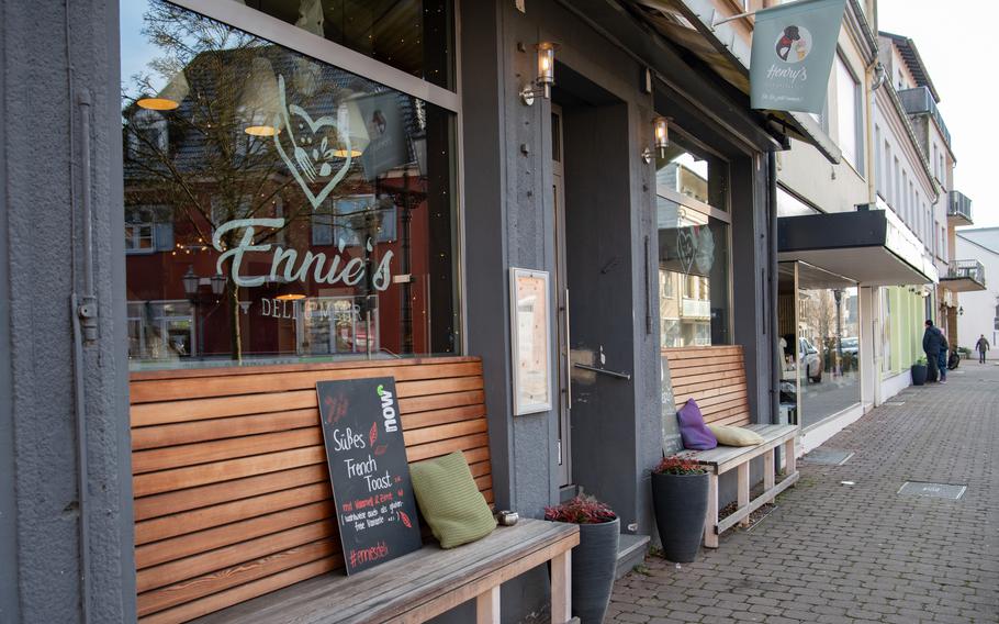 Exterior view of Ennie’s restaurant on Zweibrücker Street in Homburg.