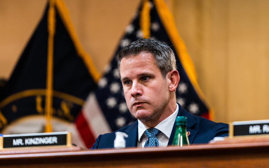 Rep. Adam Kinzinger of Illinois is one of two Republicans serving on the House select committee investigating the Jan. 6 attack
