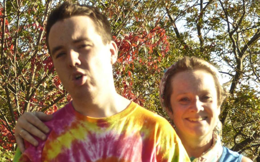 Clinton Craig and his mom, Therese Ojibway, on the South Mountain Fairy Trail in 2016. Therese started making fairy houses for Craig, who has autism, to find on their frequent hikes around the 2,110-acre South Mountain Reservation in Millburn, N.J. Craig, who was 10 at the time, felt happy and free in nature.