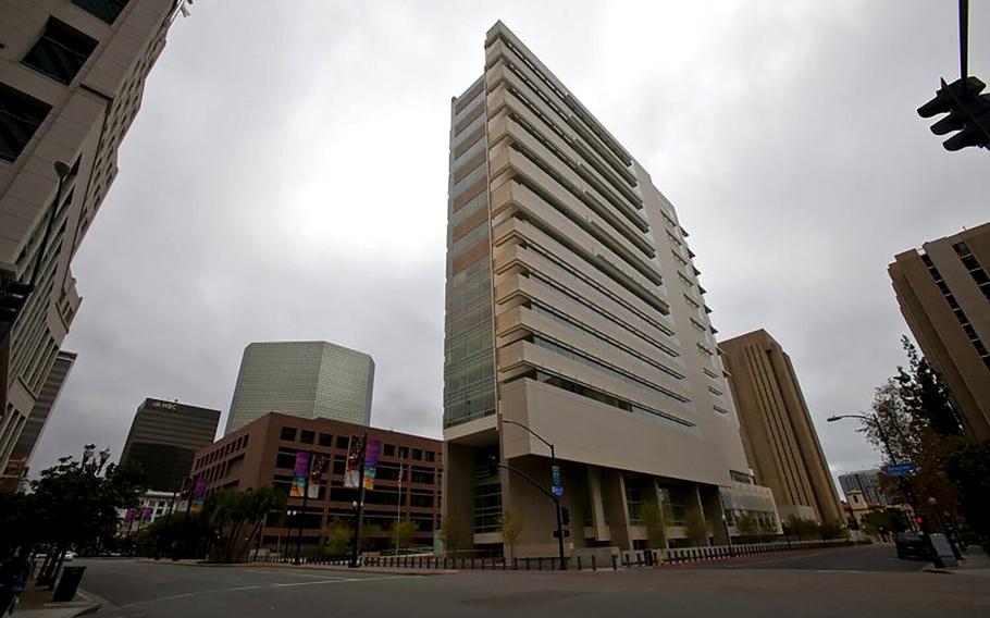 The Federal courthouse building in downtown San Diego.