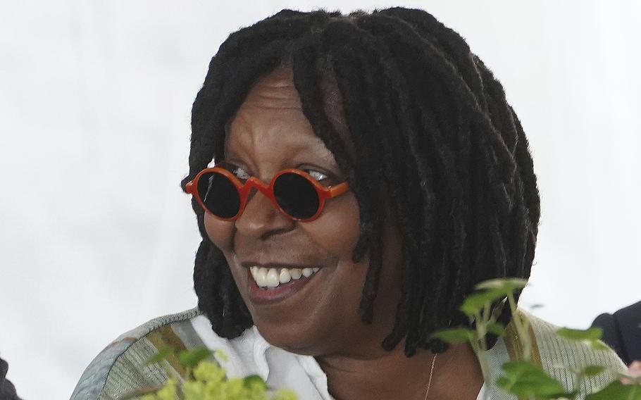 Whoopi Goldberg attends a ceremony in New York on Wednesday, June 9, 2021.  According to reports on Tuesday, Feb. 1, 2022, Goldberg was suspended from ABC’s “The View” after she said the Holocaust was not about race.