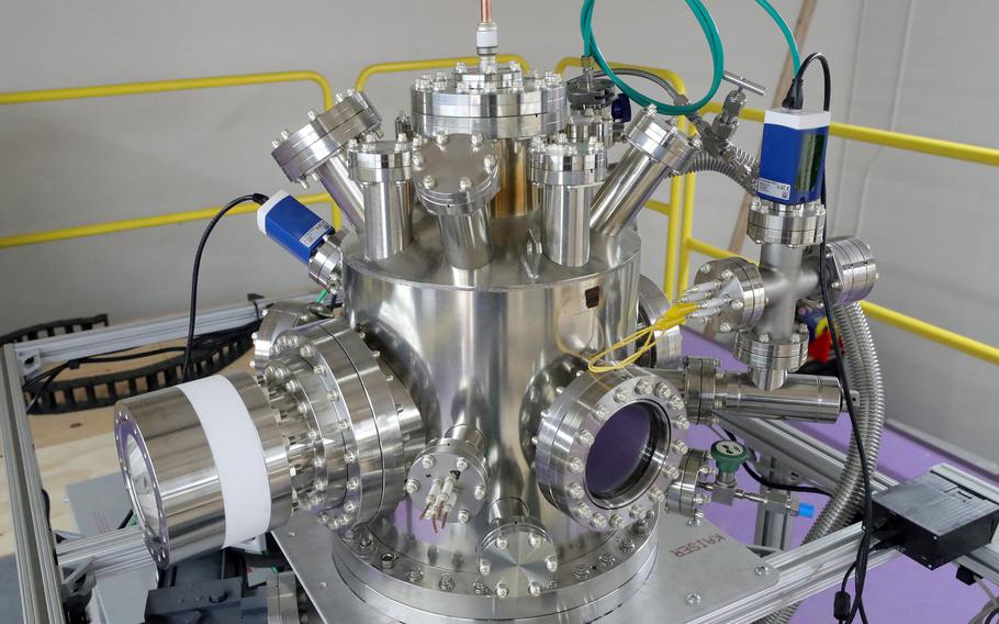 Avalanche Energy is a Seattle-based startup company that is in the process of developing a nuclear fusion reactor the size of a lunch box, called an “Orbitron.”  This is their second prototype fusion nuclear reactor.