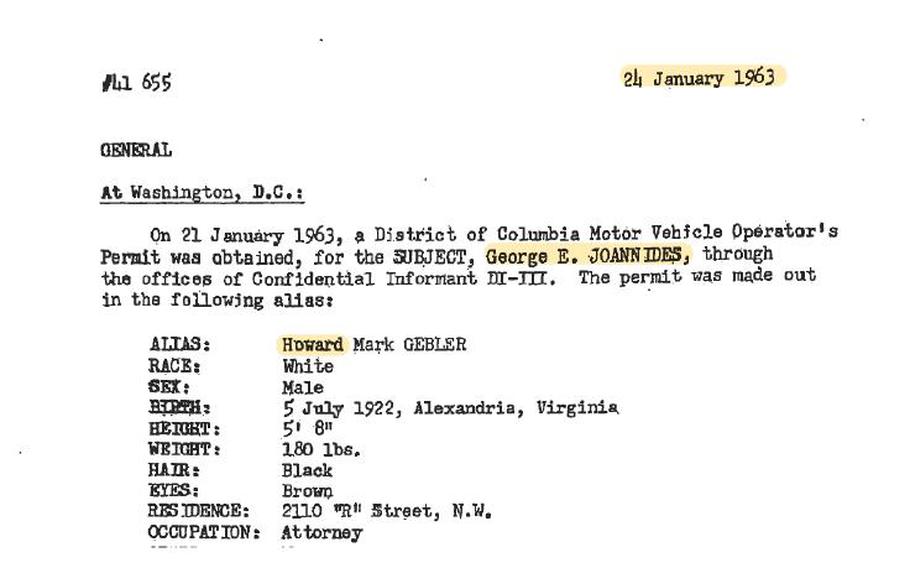 A CIA document.
