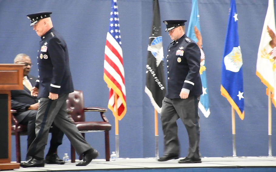 The United States Space Force held transition events which included a Change of Responsibility Ceremony and the retirement of the U.S. Space Force’s first Chief of Space Operations, Gen. John W. “Jay” Raymond.
 