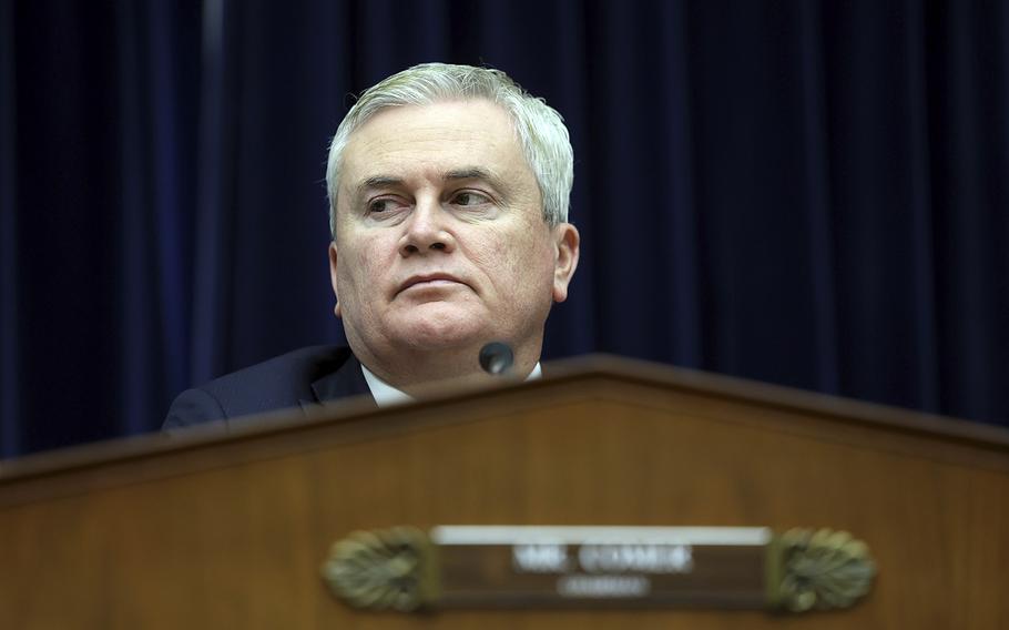 Rep. James Comer, R-Ky., chairman of the House Oversight and Reform Committee, on Feb. 7, 2023, in Washington, D.C. 
