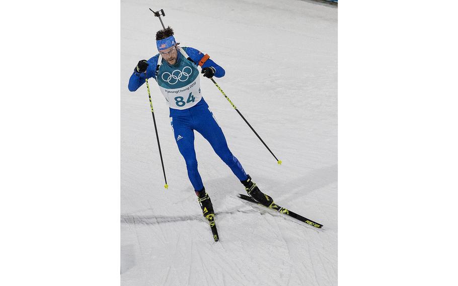 Leif Nordgren finished in 66th place in the Men’s 20km Individual at Alpensia Biathlon Centre on Thursday, Feb. 15, 2018, at the Winter Olympics in Pyeongchang, South Korea.