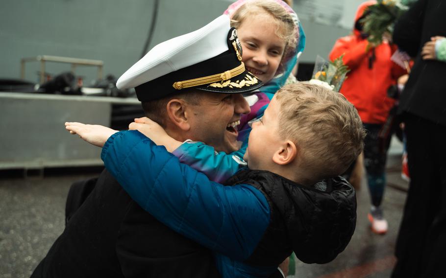 The Arleigh Burke-class destroyer and its crew returned to a warm reception from family and friends on the pier at Naval Station Mayport on Sunday, Feb. 18, 2024.