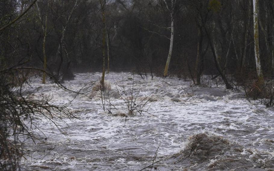 The North Fork of the Kaweah River is seen near Three Rivers Tuesday afternoon, March 14, 2023 near Visalia, California.