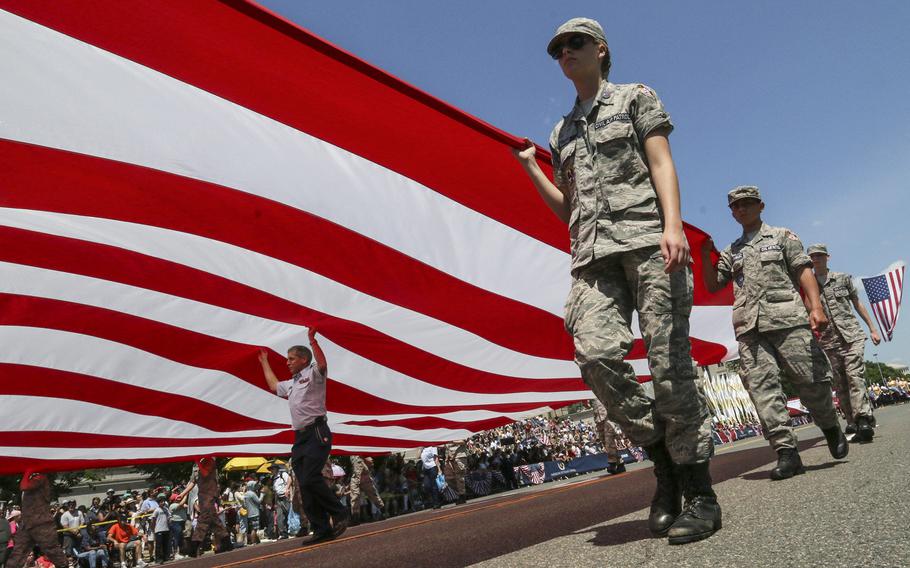 The National Memorial Day Parade in Washington, D.C., May 30, 2022.