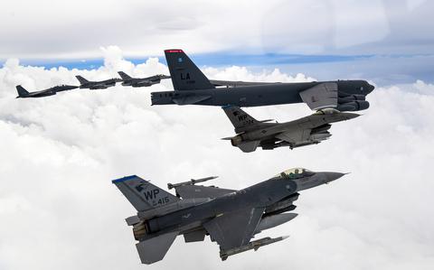 US B-52 bomber to make rare landing on Korean Peninsula amid North’s threats