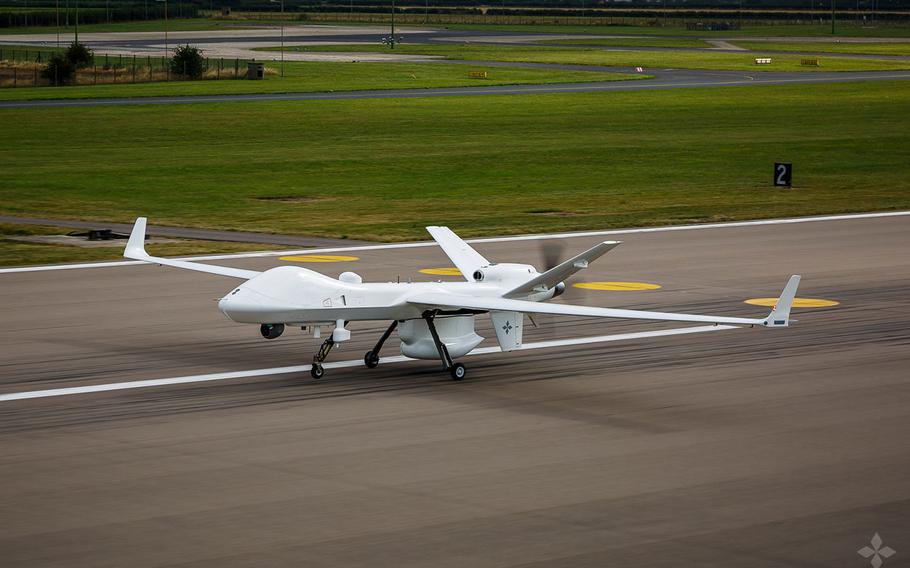The SeaGuardian is a naval variant of General Atomics’ MQ-9A Reaper with a specialized focus on maritime surveillance and increased endurance over the Reaper