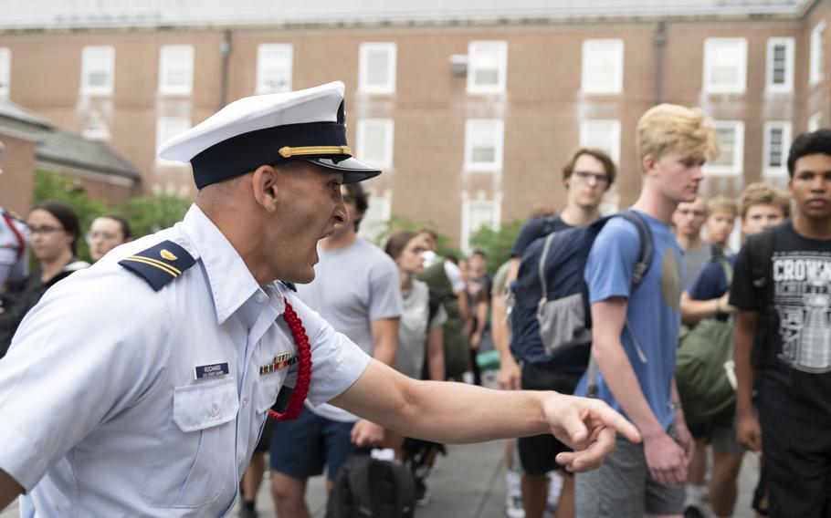 The U.S. Coast Guard Academy welcomes 302 young women and men to the Class of 2026 for Day One, June 27, 2022. Day One marks the start of Swab Summer, an intensive seven-week program that prepares students for military and Academy life.