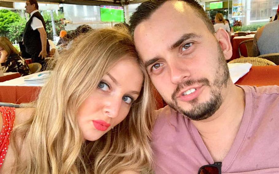 Kristina Puzyreva and Nikolay Goltsev, a couple from Montreal, are shown in an undated photo from Facebook. Puzyreva pleaded guilty Monday to money laundering conspiracy as part of a scheme to illegally supply $7 million in U.S. electronics to Russia for battlefield use in Ukraine.