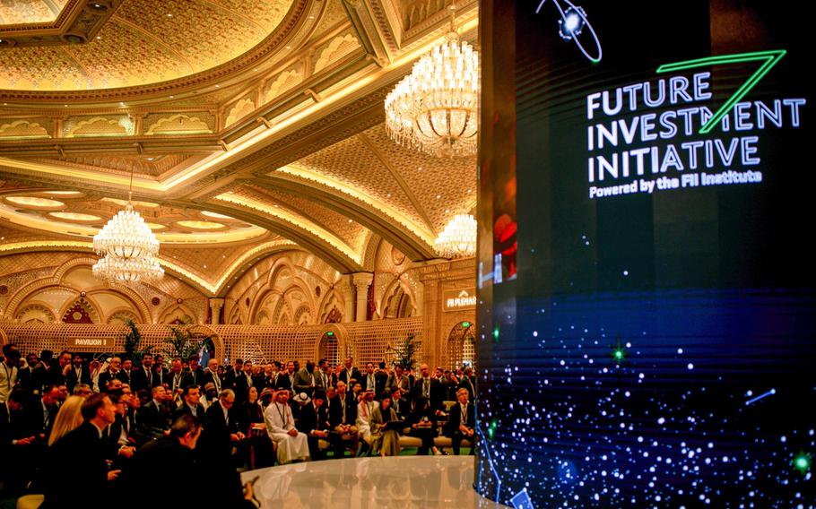 Attendees at the 2022 Future Investment Initiative conference in Riyadh.