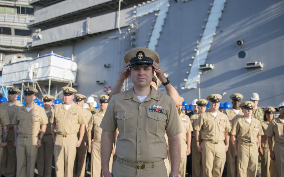 The Navy has created a new pilot program, the Senior Enlisted Advance to Position, or SEAP2, to encourage E-8 and E-9 sailors to sign up for specific leadership billets.