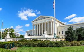 The U.S. Supreme Court on Capitol Hill in Washington, Sept. 7, 2019. 