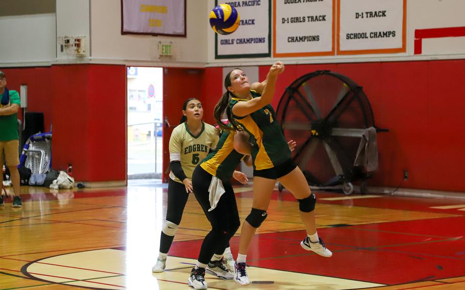 Kaiya Pasion keeps the ball in play.