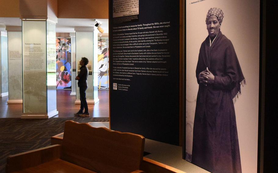 Visitors to the Harriet Tubman Underground Railroad Visitor Center in Church Creek can learn about Tubman’s life before exploring sites in Dorchester County.