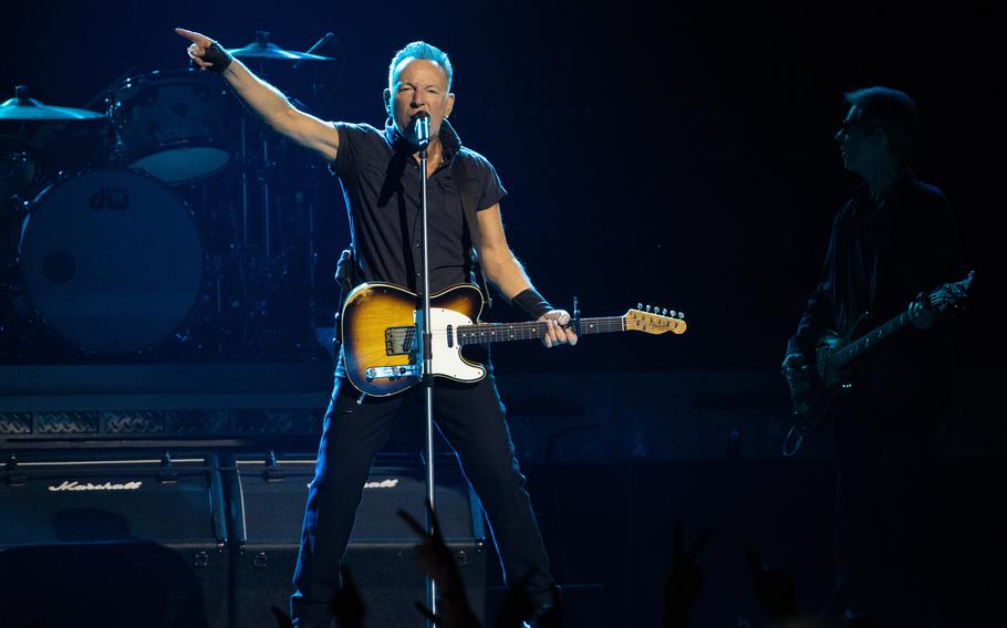 Bruce Springsteen and the E Street Band perform the first concert of their 2023 tour at Amalie Arena on Feb. 1 in Tampa, Fla. Springsteen is scheduled to come to Germany this summer.