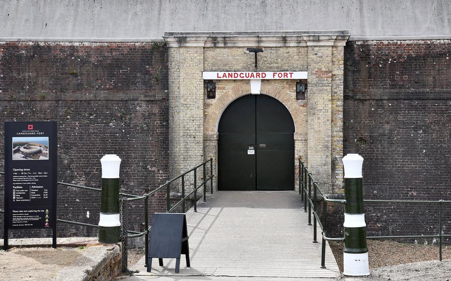 Landguard Fort in the port town of Felixstowe, England, is a historical site that is under English Heritage protection.