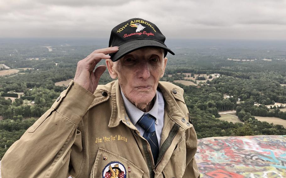 James “Pee Wee” Martin — a celebrated and much-loved World War II veteran who parachuted into France with Allied troops on D-Day — died Sunday, Sept. 11, 2022, according to a post on his personal Facebook page. He was 101 years old.