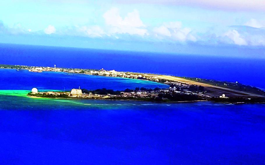 Kwajalein, a speck of an Army base in the Pacific Ocean, is home to the Ronald Reagan Ballistic Missile Defense Test Site and about 1,300 inhabitants. 