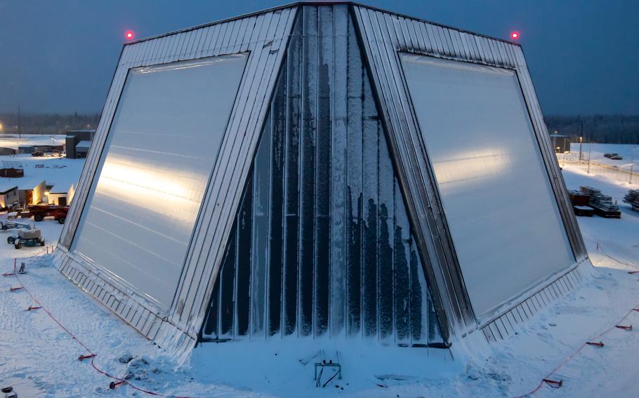 The Long Range Discrimination Radar (LRDR) at Clear Space Force Station, Alaska, is a multi-mission, multi-face radar designed to provide search, track and discrimination capability in support of homeland defense.