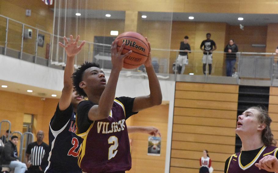 Josh Benn shoots.