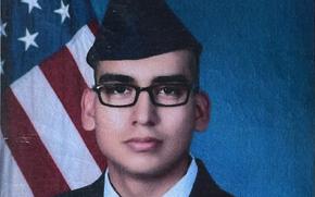 Senior Airman Christopher Rocha died earlier this month after being  injured in a car crash in August near Ramstein Air Base, Germany. 