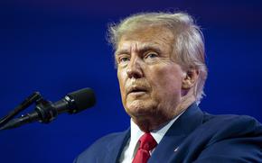 FILE - Former President Donald Trump speaks at the Conservative Political Action Conference, CPAC 2023, March 4, 2023, at National Harbor in Oxon Hill, Md. (AP Photo/Alex Brandon, File)