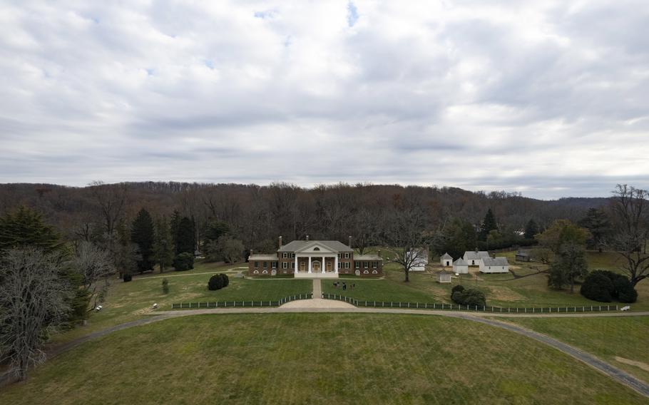 Visitors tour Montpelier, home of America’s fourth president, James Madison, in Orange County, Va. Some descendants of the six generations of people enslaved at the plantation believe the estate’s board isn’t doing enough to achieve racial parity. 