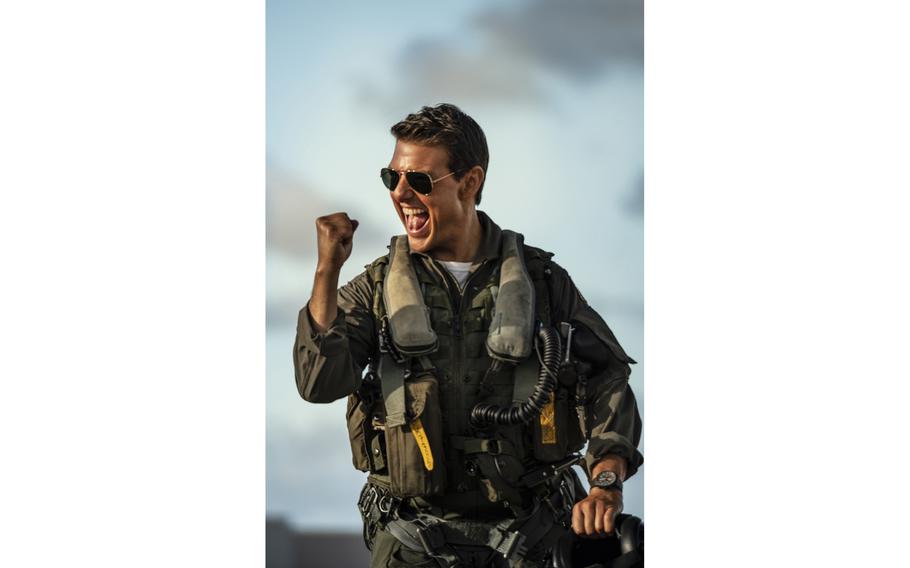 Tom Cruise as Capt. Pete "Maverick" Mitchell in "Top Gun: Maverick." 