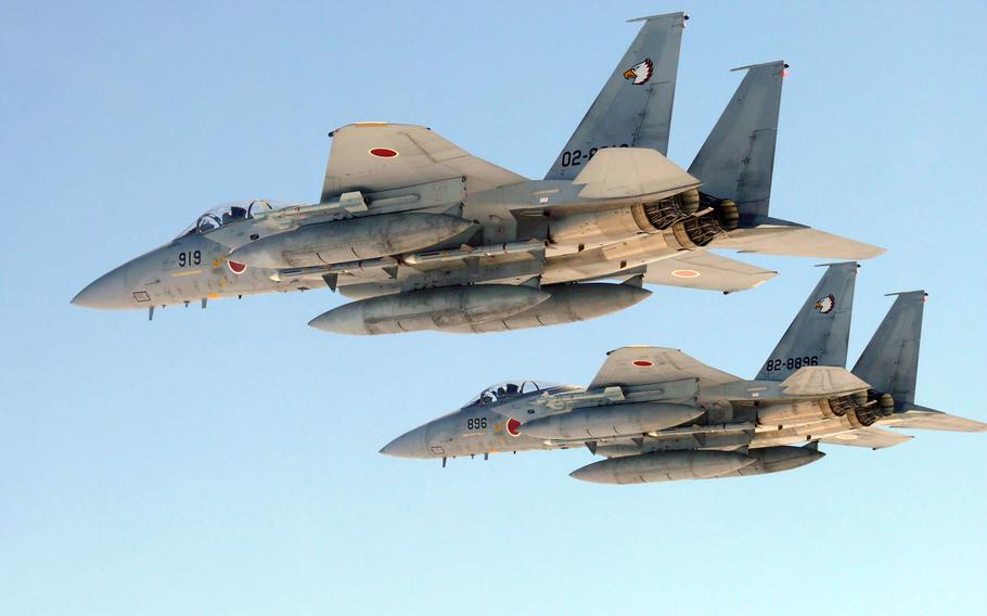 Undated photos of F-15J/DJ Eagles from the Japan Air Self-Defense Force.