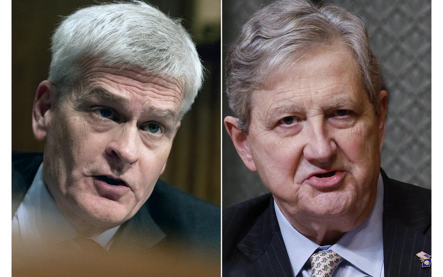 Louisiana Republican Senators Bill Cassidy and John Kennedy.