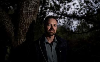 Ben Perlmutter recently moved back to Big Sur to take over the Big Sur River Inn from his father. With no tourists coming to town, he is unsure if he will break even in his first year. 