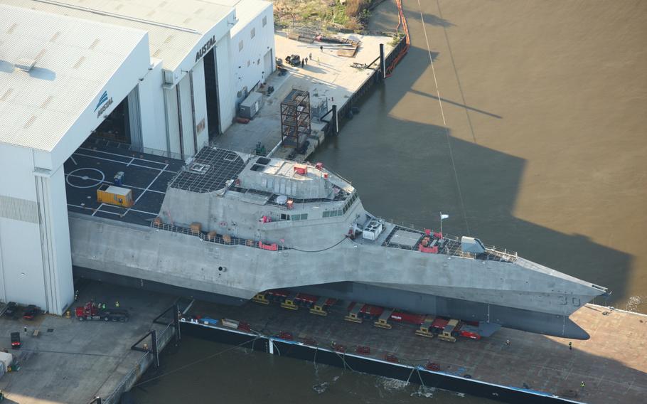 The future USS Canberra (LCS 30) will be christened on Saturday, June 5, 2021.