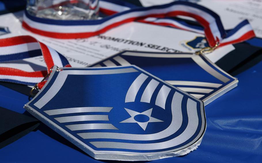 The Air Force mistakenly posted this year’s master sergeant promotion list on its official MyPers website, Monday, May 23, 2022, more than a week before the scheduled release date.