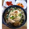 Samgyetang, or ginseng chicken soup, from Palace Black Hoof Mushroom Samgyetang near Camp Humphreys, South Korea. 