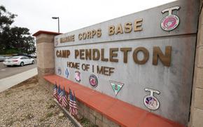 A gate to Camp Pendleton..