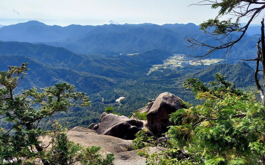 Mount Mikura peak in Mikuradake Prefectural Natural Park on Nov. 8, 2023.