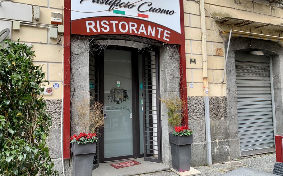 A traditional Italian restaurant in Naples.